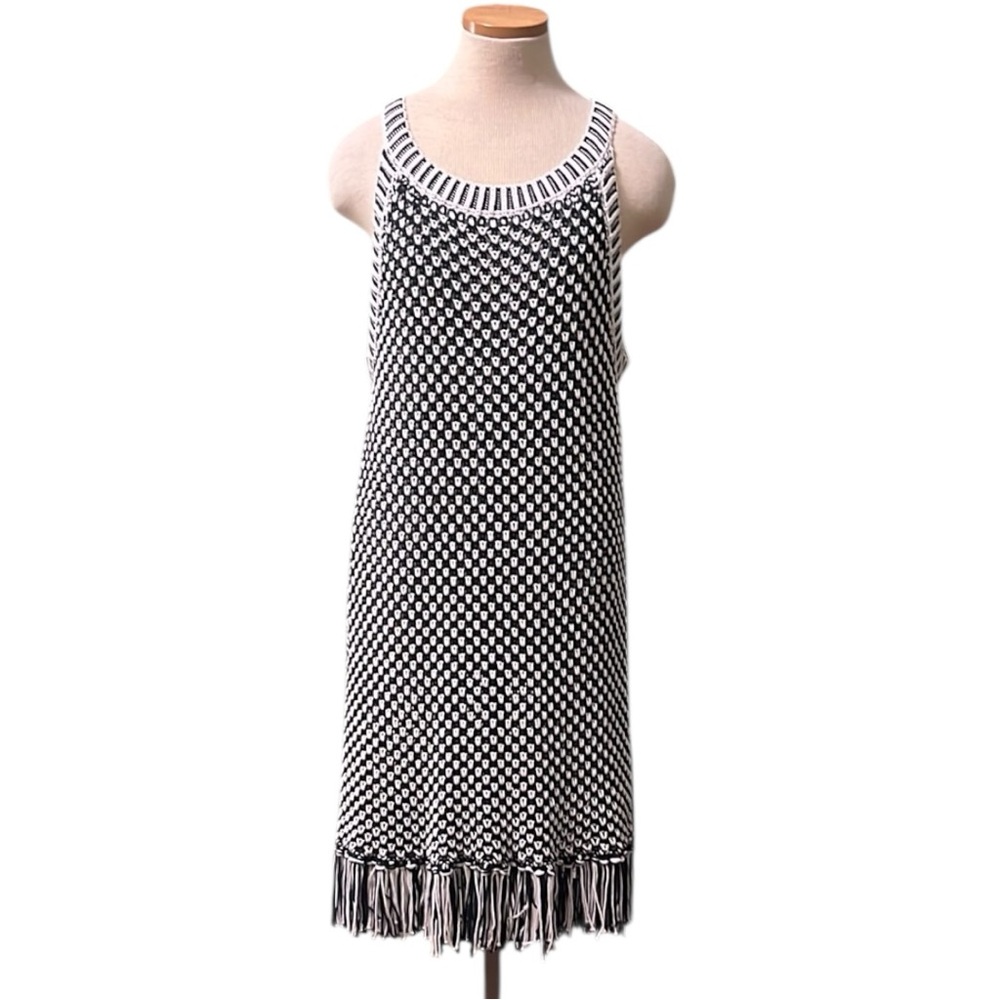 Soft Surroundings Bambado Fringe Crochet Tunic Dress, XL